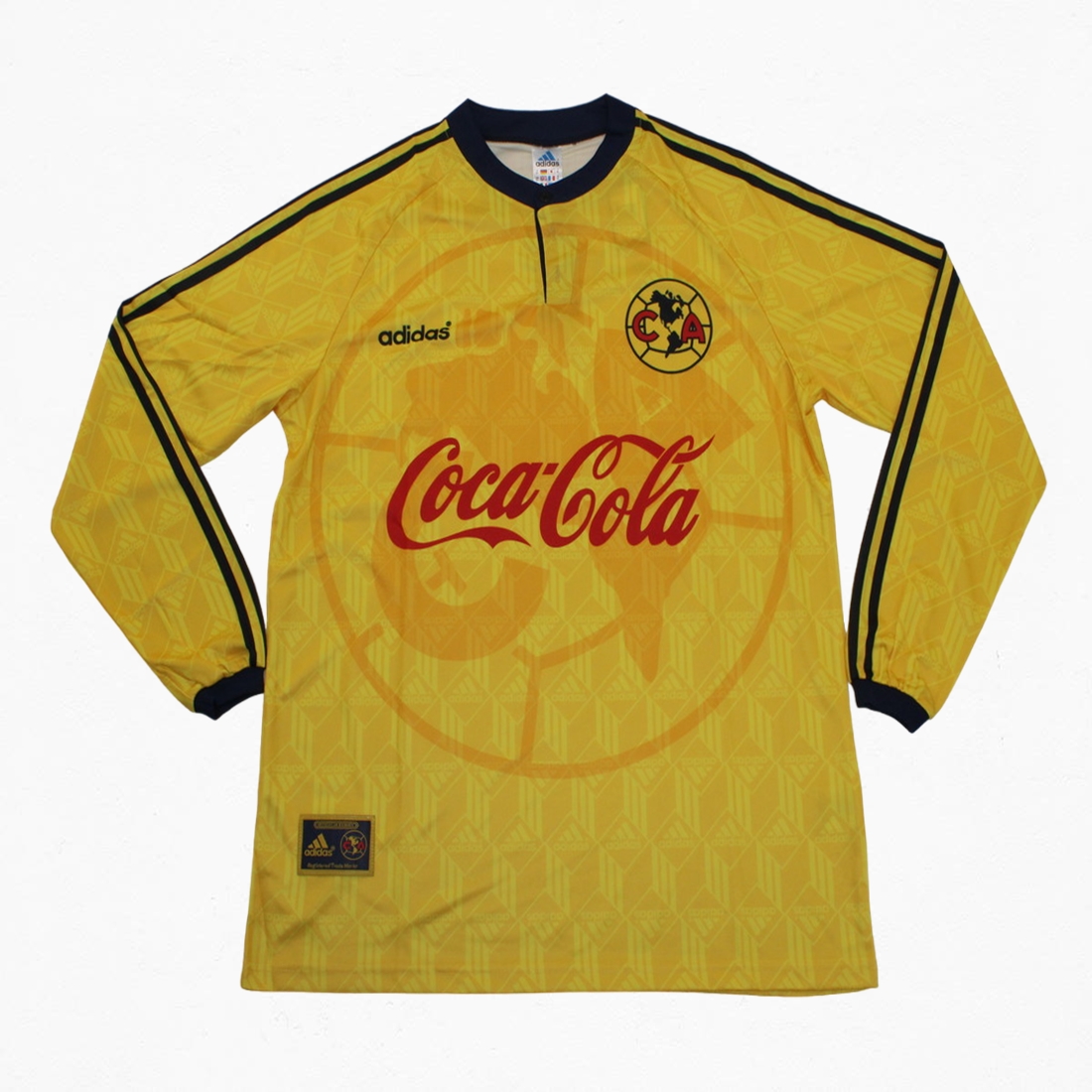 Club America 98-99 Home Long Sleeve Soccer Jersey